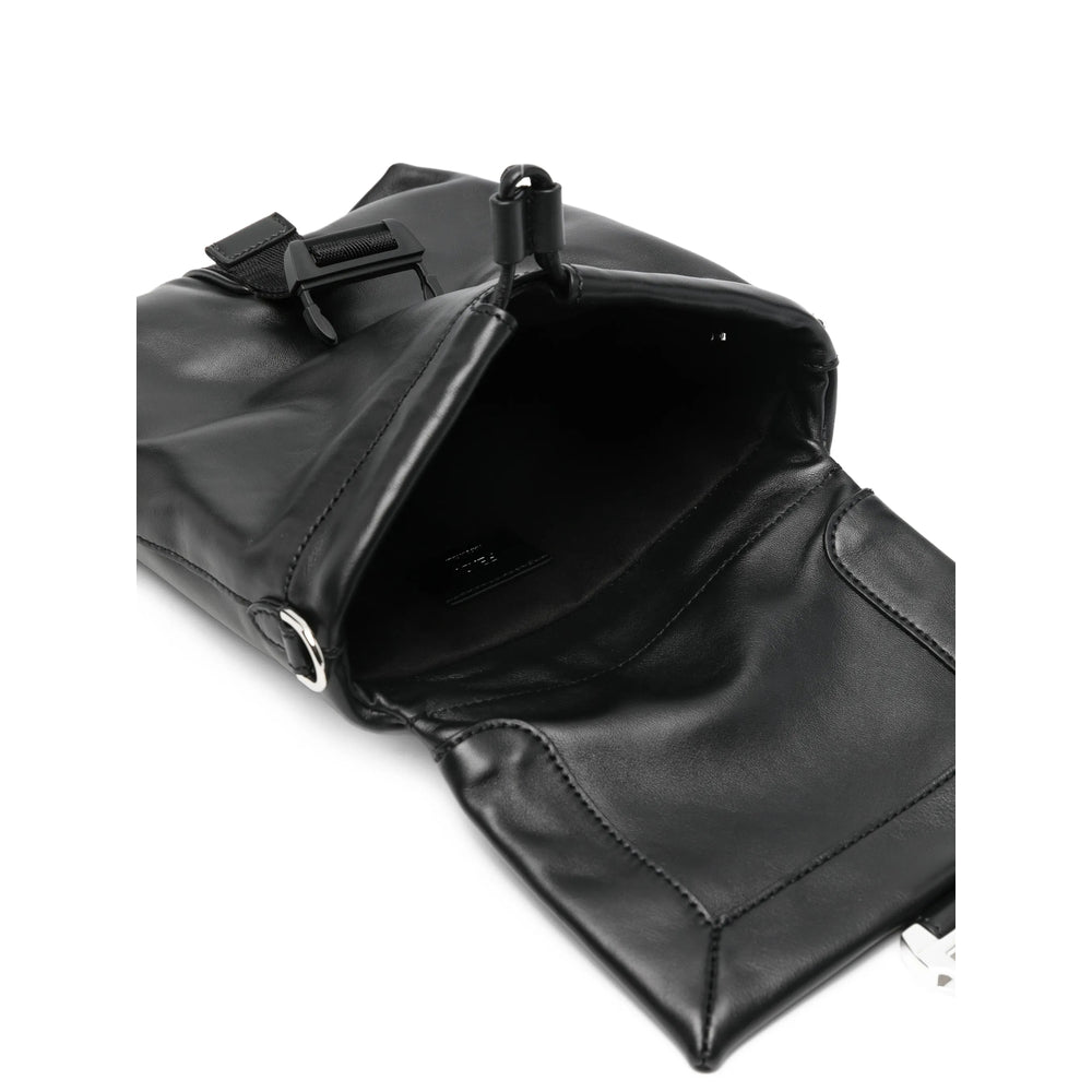 Fendi Black Shoulder Bags Men FENDI