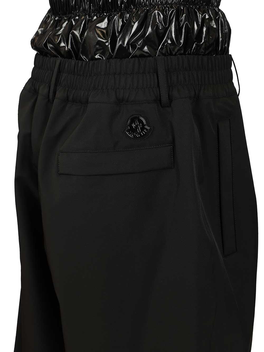 Moncler Genius Men Shorts With Moncler X A$Ap Rocky Logo Print MONCLER GENIUS
