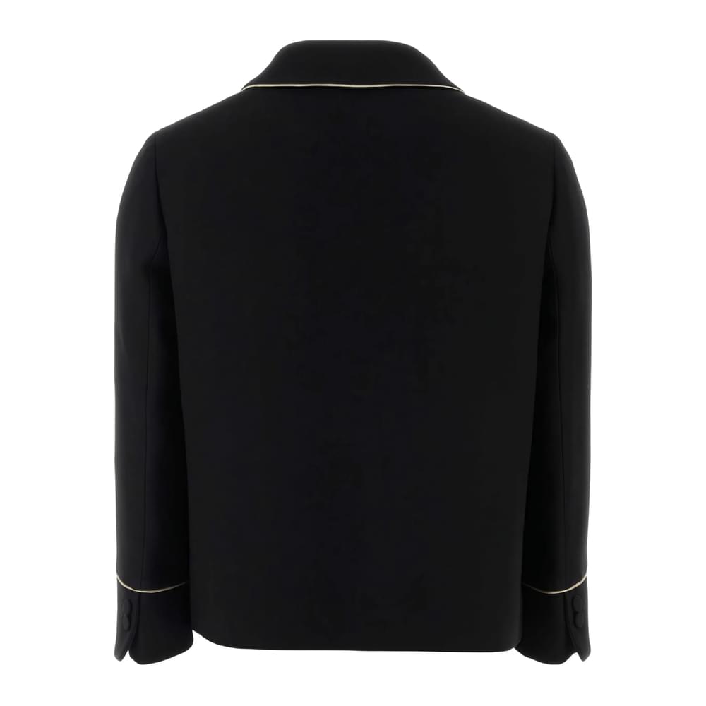 Fendi Black Jackets - Blazers Women FENDI