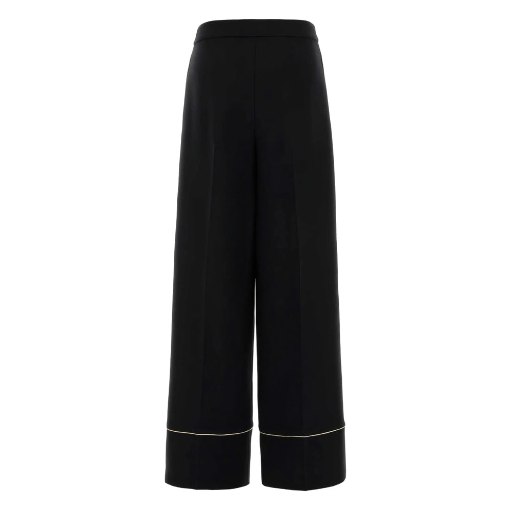 Fendi Black Trousers - Straight Trousers Women FENDI