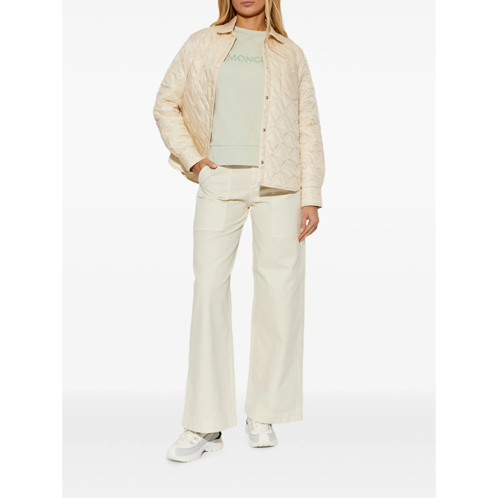 Moncler Neutrals Trousers - Palazzo Pants Women MONCLER