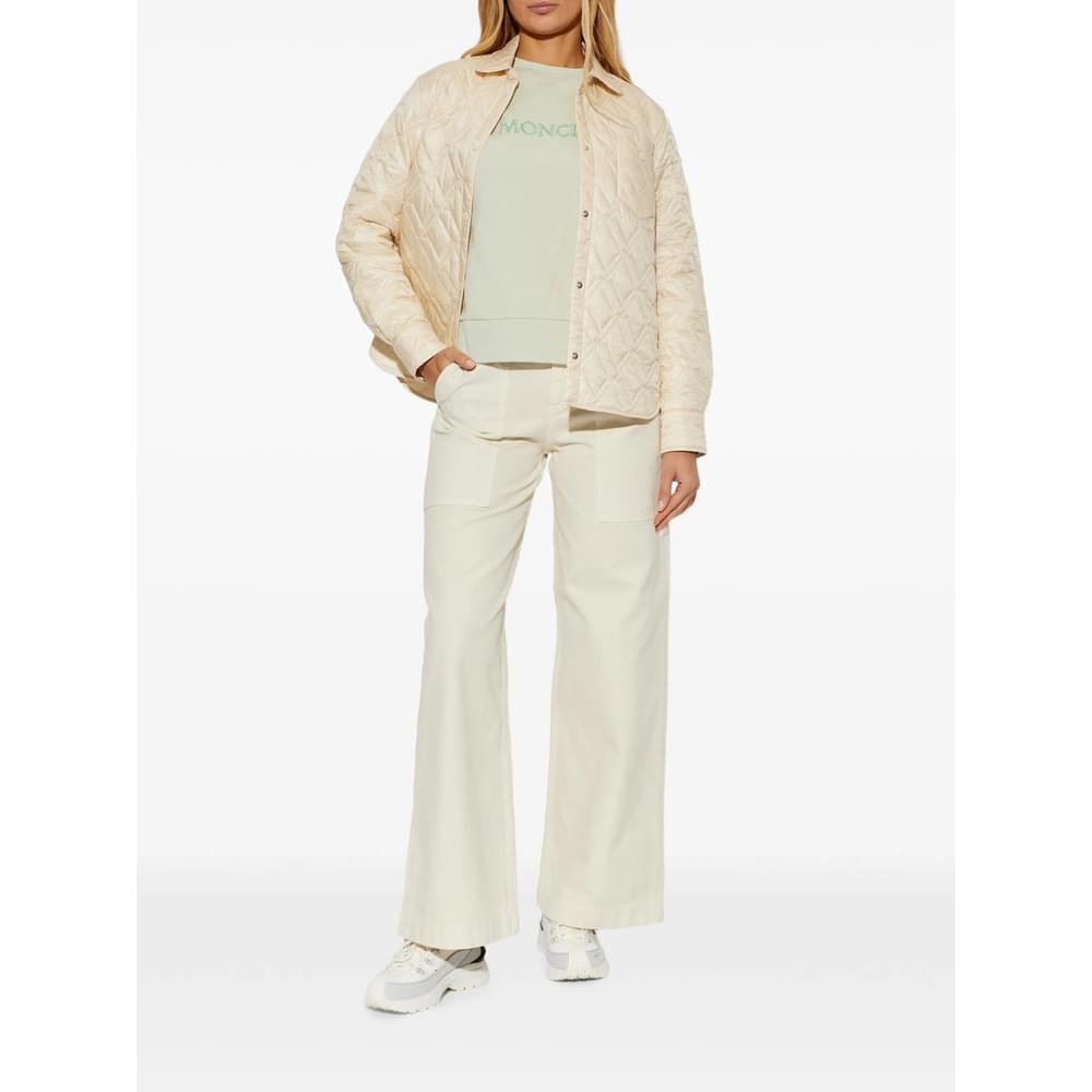 Moncler Neutrals Trousers - Palazzo Pants Women MONCLER