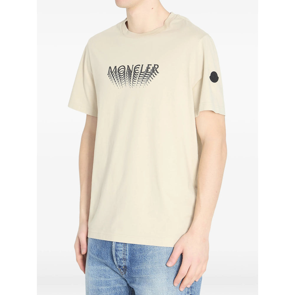 Moncler Neutrals T-Shirts & Vests - T-Shirts Men MONCLER