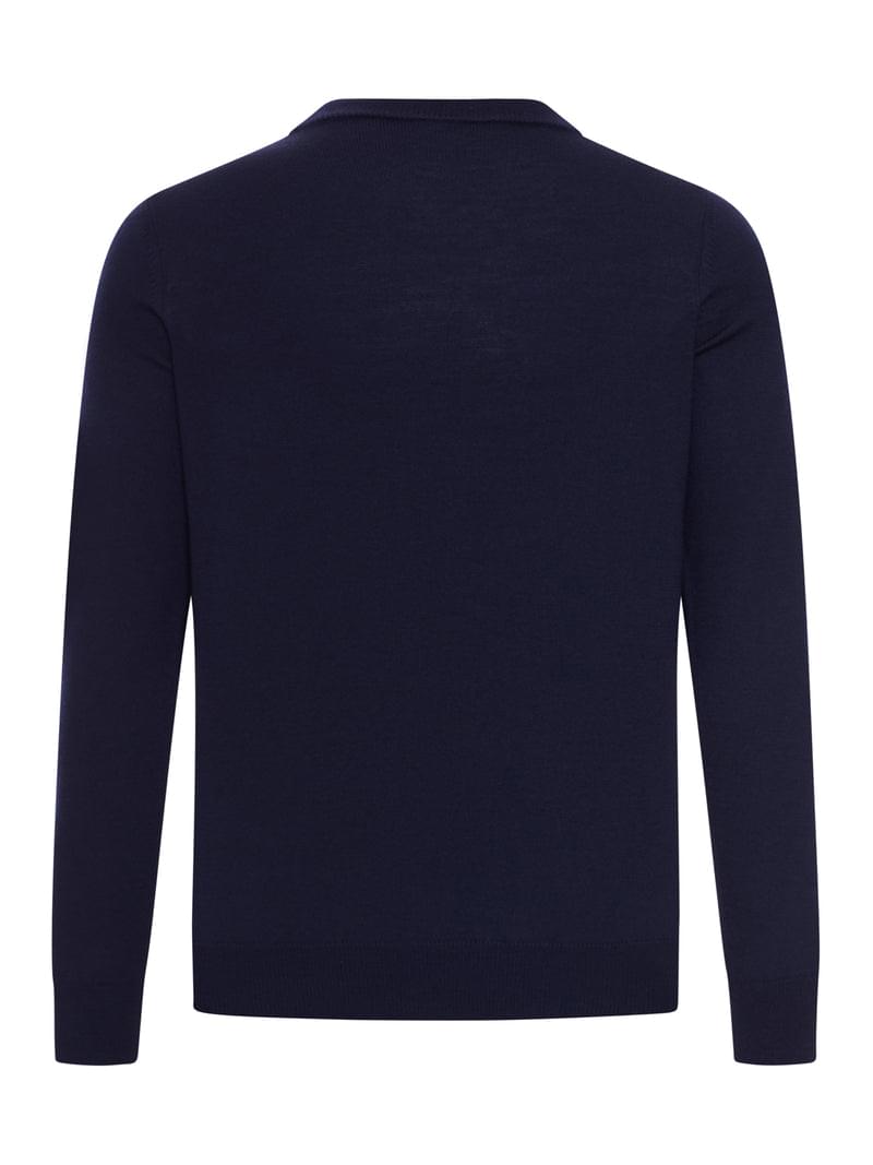 Celine Men Fine Wool Sweater With Triomphe Embroidery CELINE