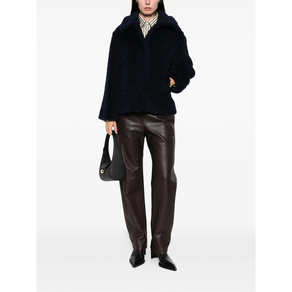 Max Mara Blue Jackets - Faux Fur & Shearling Jackets Women MAX MARA
