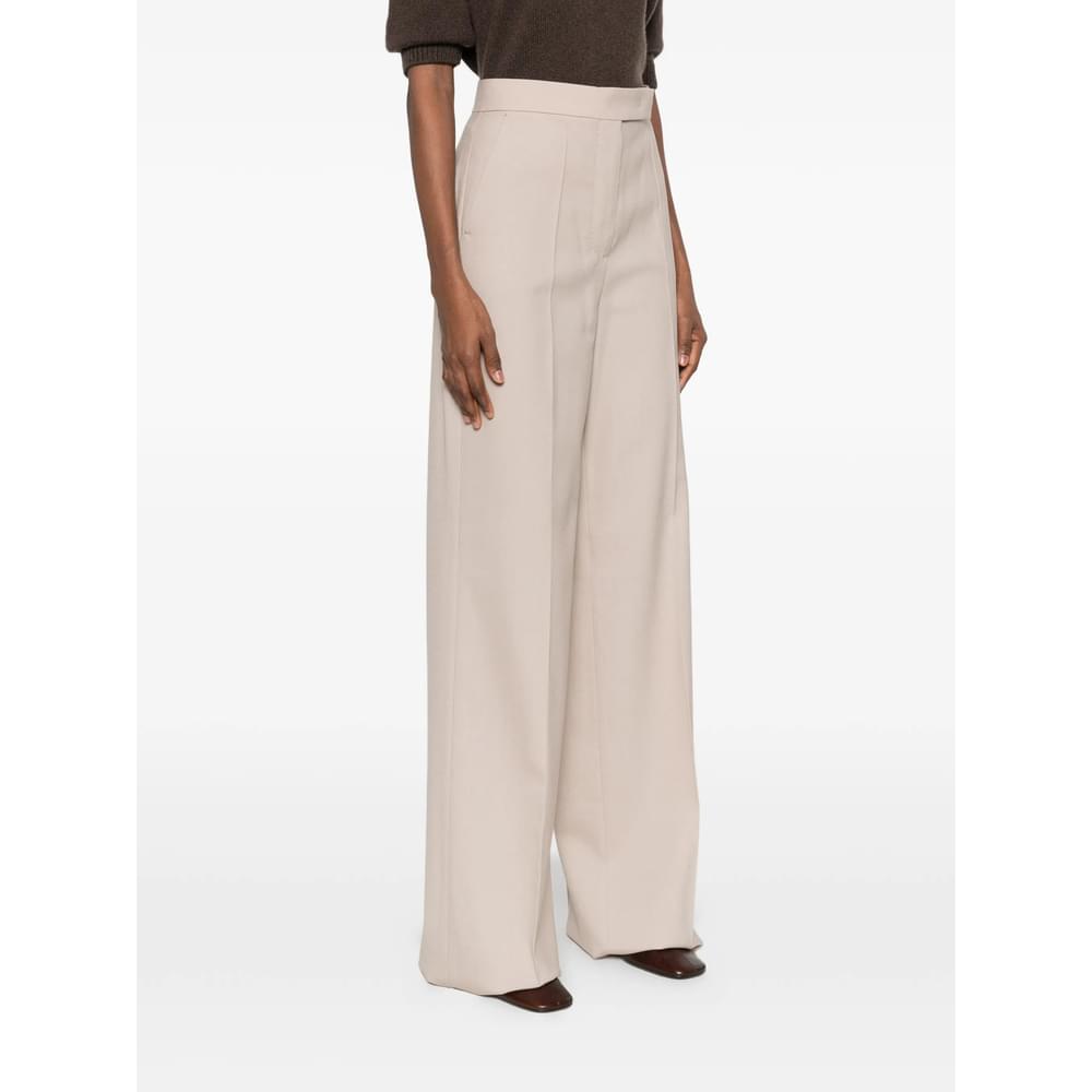 Max Mara Neutrals Trousers - Straight Trousers Women MAX MARA