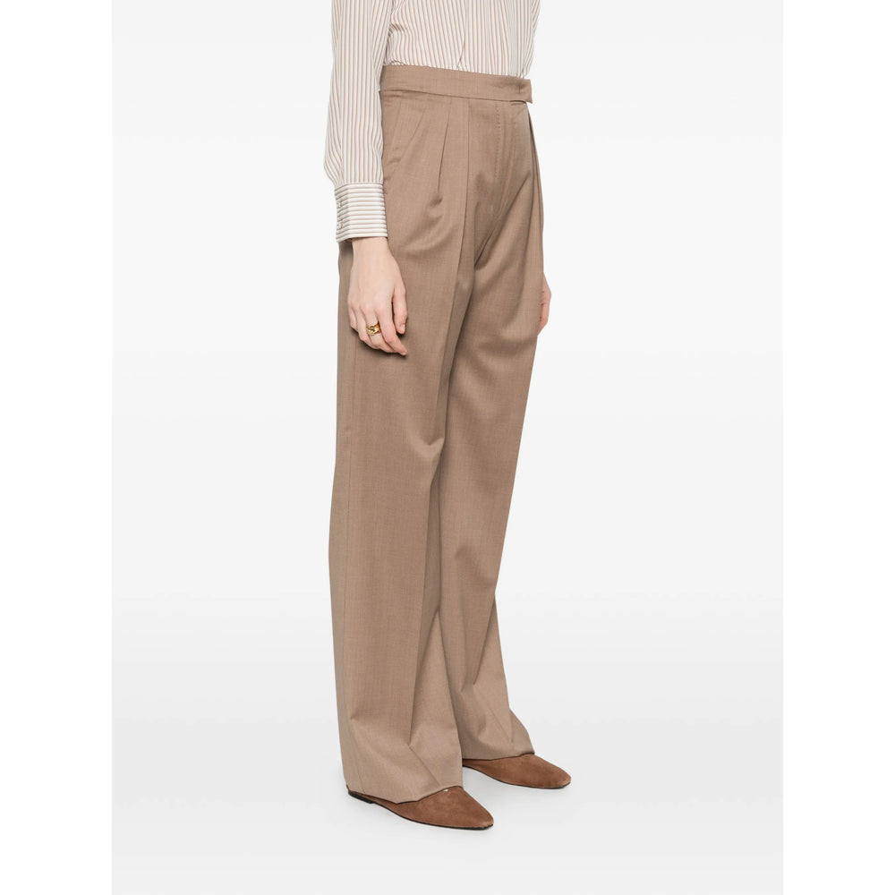 Max Mara Neutrals Trousers - Straight Trousers Women MAX MARA