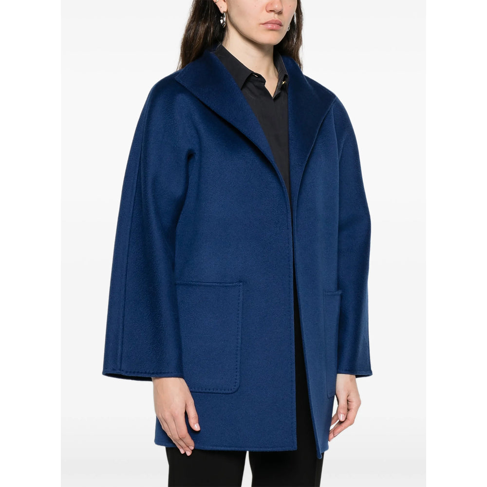Max Mara Blue Coats - Oversized Coats Women MAX MARA