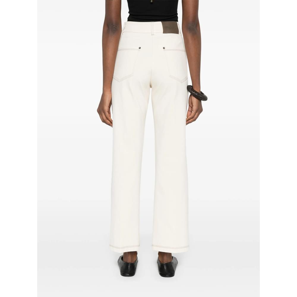 Max Mara Neutrals Trousers - Straight Trousers Women MAX MARA