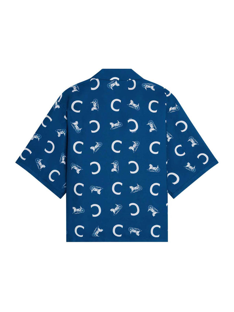 Celine Men Scout Silk Twill Shirt CELINE