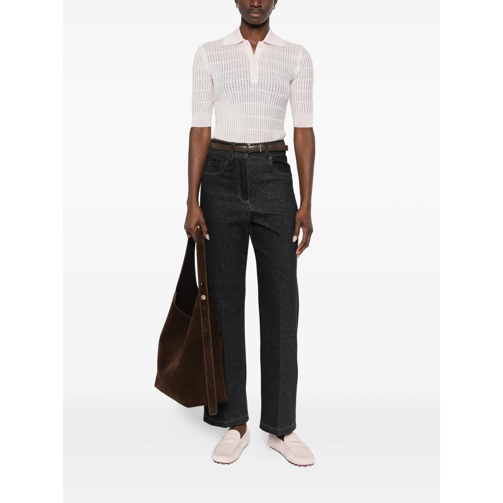 Max Mara Blue Trousers - High-Waisted Trousers Women MAX MARA