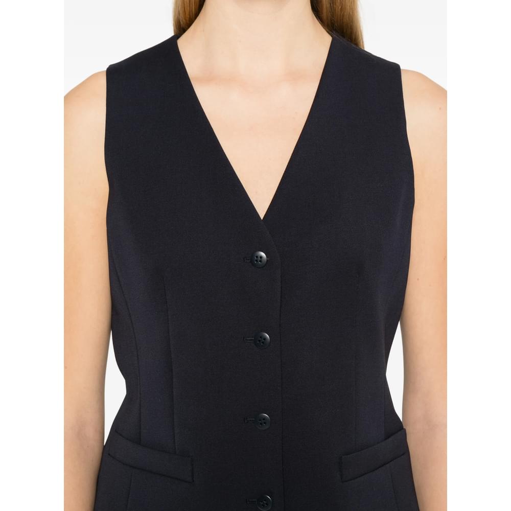 Max Mara Studio Blue Jackets - Waistcoat & Gilets Women MAX MARA STUDIO