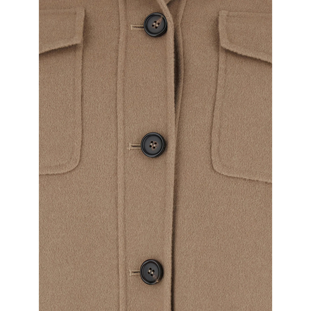 'S Max Mara Neutrals Jackets - Military Jackets Women S MAX MARA