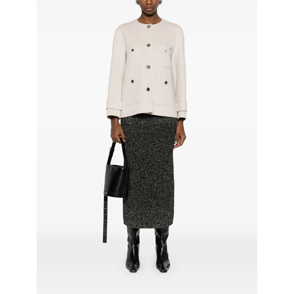'S Max Mara Neutrals Jackets - Fitted Jackets Women S MAX MARA