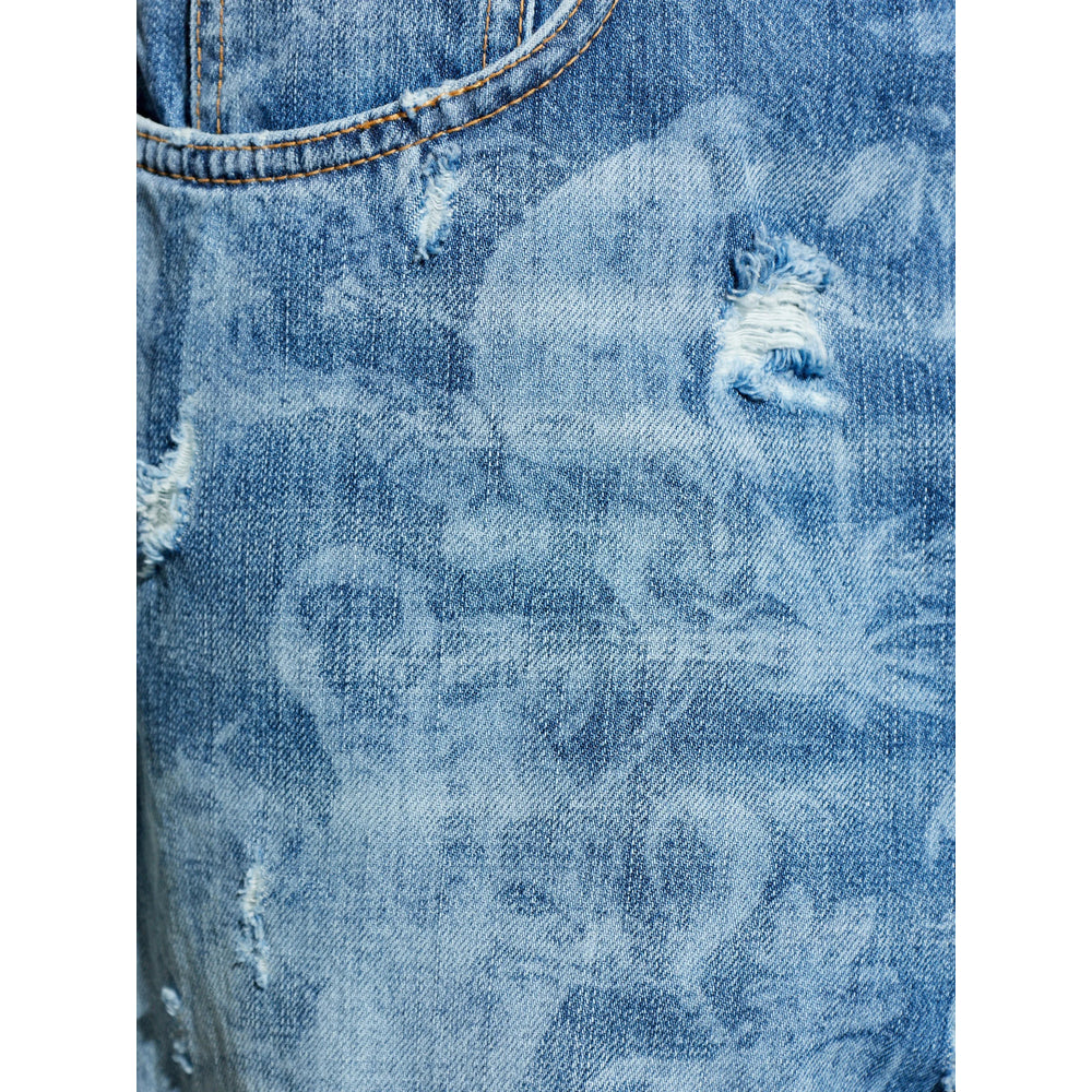 Dsquared2 Blue Trousers - Wide-Leg Trousers Men DSQUARED2
