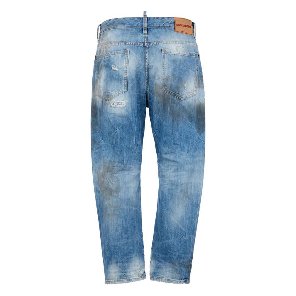 Dsquared2 Blue Trousers - Regular & Straight-Leg Trousers Men DSQUARED2