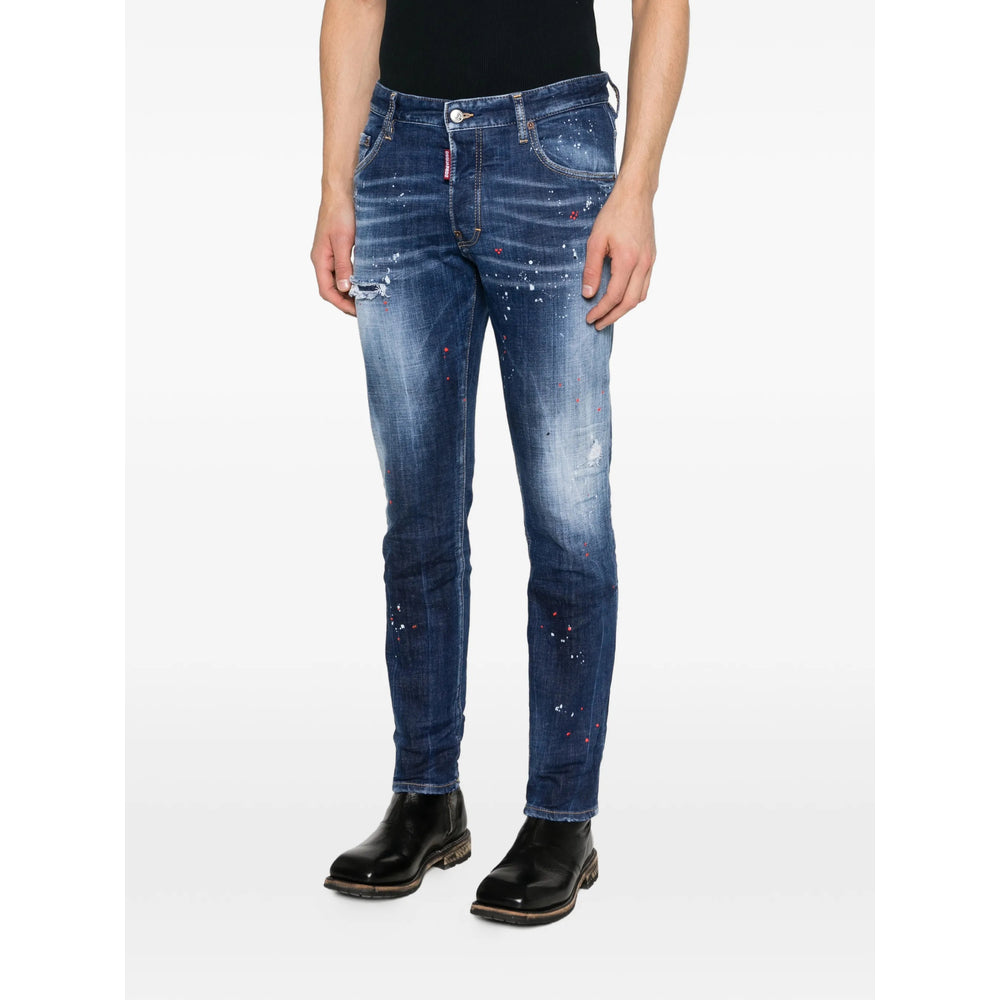 Dsquared2 Blue Denim - Tapered Jeans Men DSQUARED2