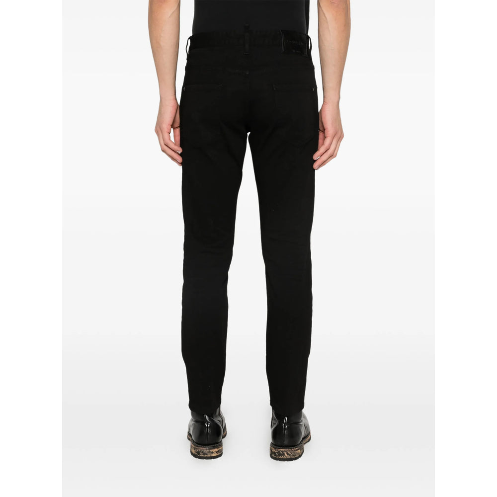Dsquared2 Black Denim - Slim-Fit Jeans Men DSQUARED2