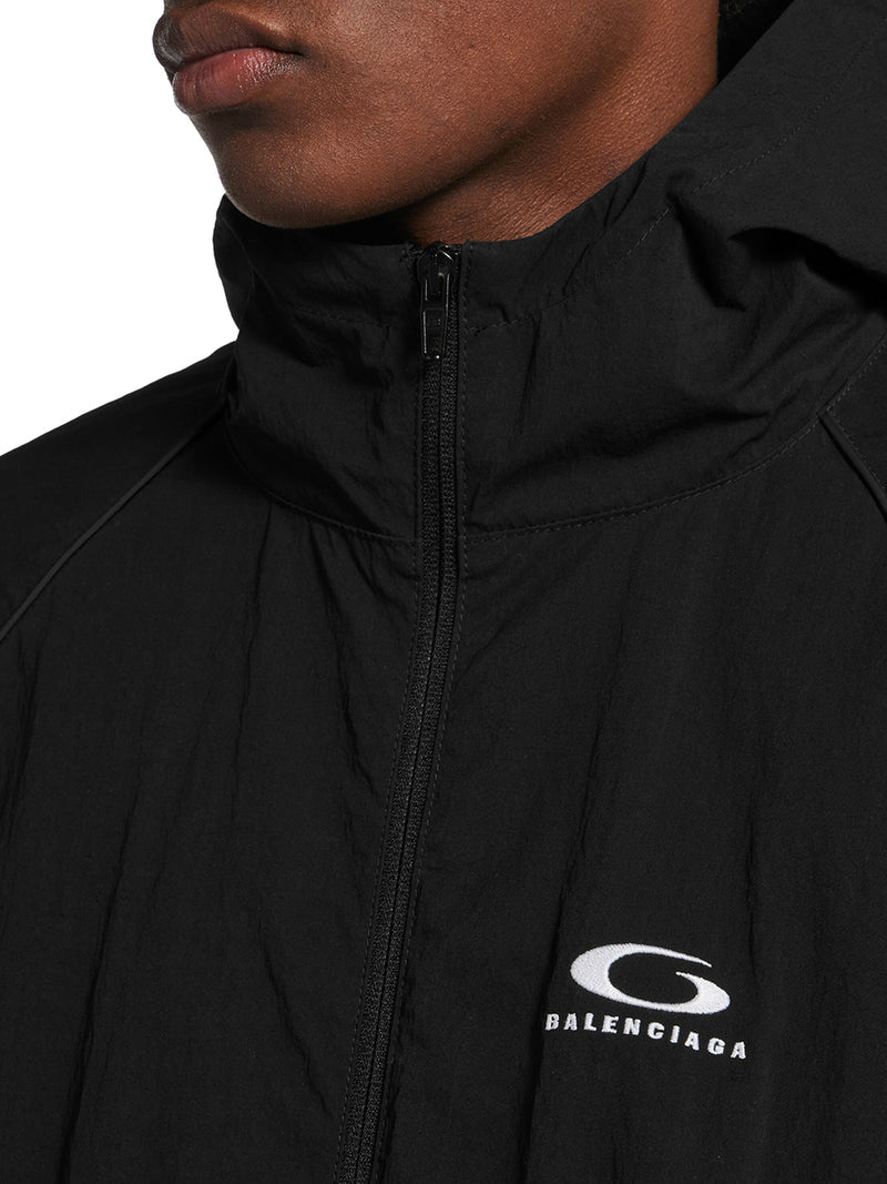 Balenciaga Men Technical Fabric Zip-Up Jacket BALENCIAGA