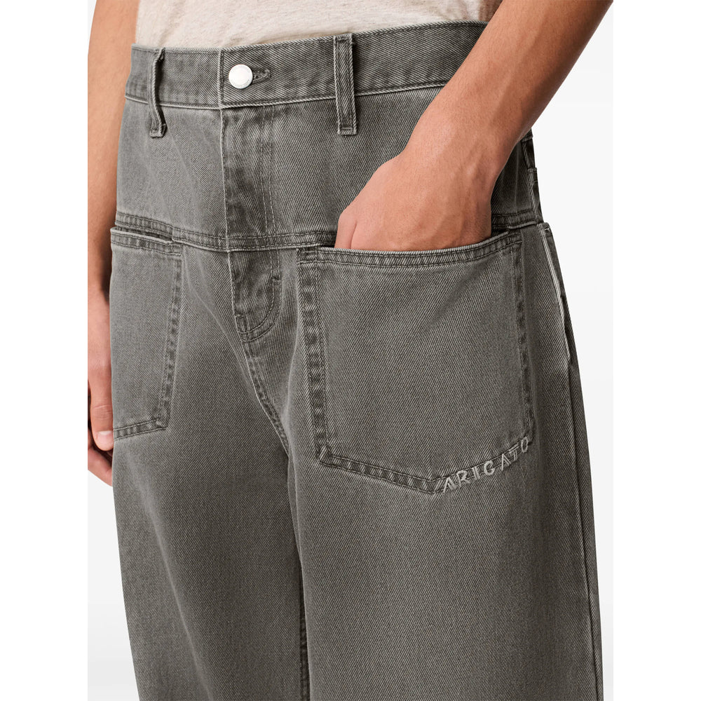 Axel Arigato Grey Denim - Wide-Leg Jeans Men AXEL ARIGATO