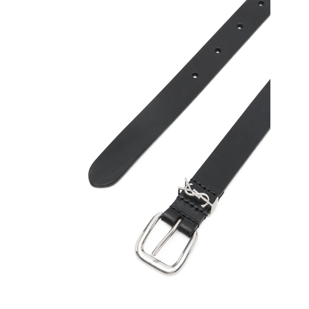 Saint Laurent Black Belts Men SAINT LAURENT
