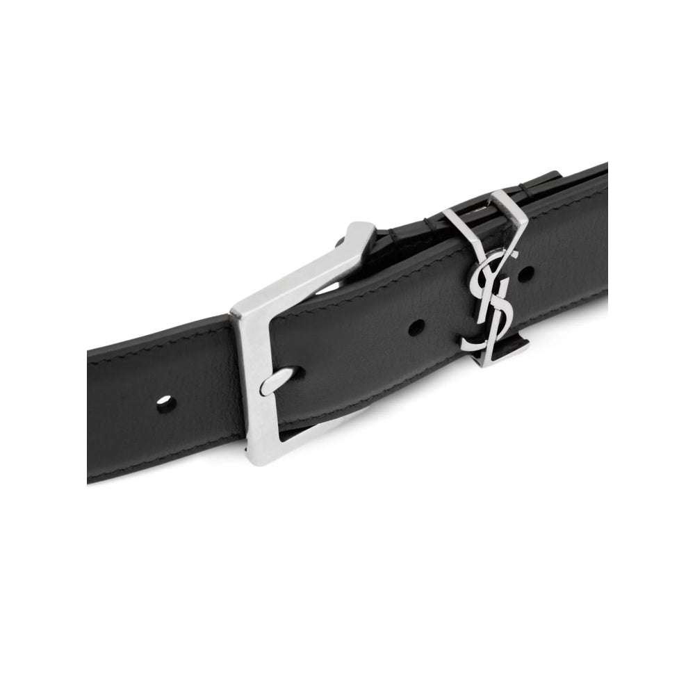 Saint Laurent Black Belts Men SAINT LAURENT