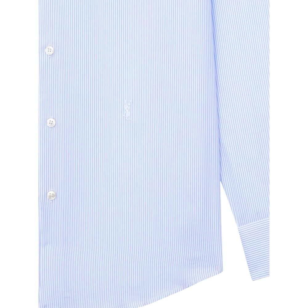 Saint Laurent Blue Shirts Men SAINT LAURENT