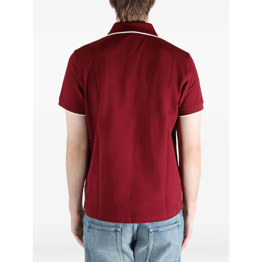 Saint Laurent Red Polo Shirts Men SAINT LAURENT