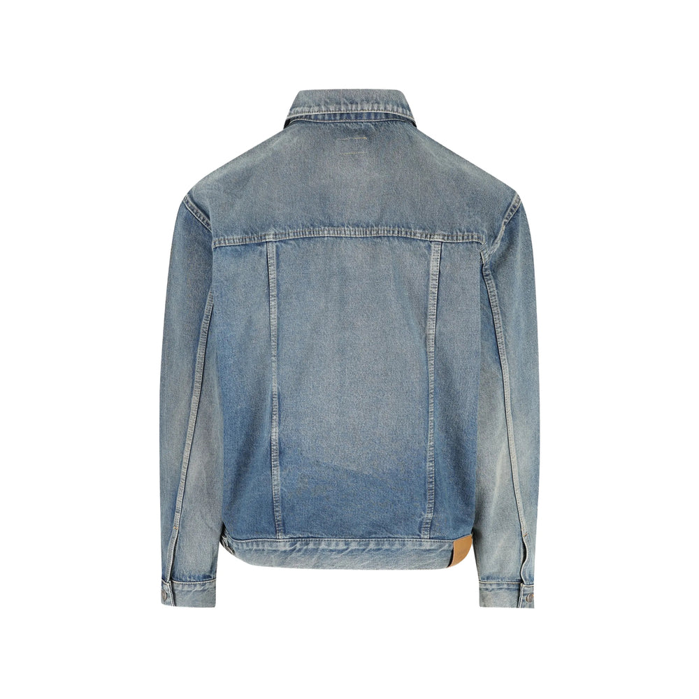 Saint Laurent Blue Jackets - Denim Jackets Men SAINT LAURENT