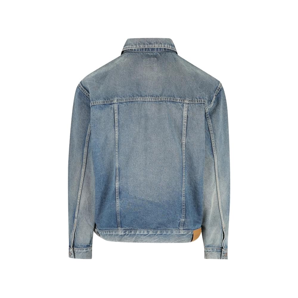 Saint Laurent Blue Jackets - Denim Jackets Men SAINT LAURENT