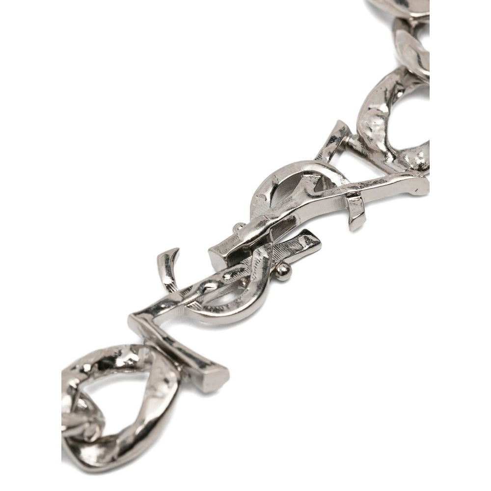 Saint Laurent Silver Bracelets Men SAINT LAURENT