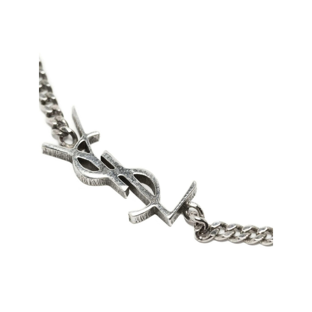 Saint Laurent Silver Bracelets Men SAINT LAURENT