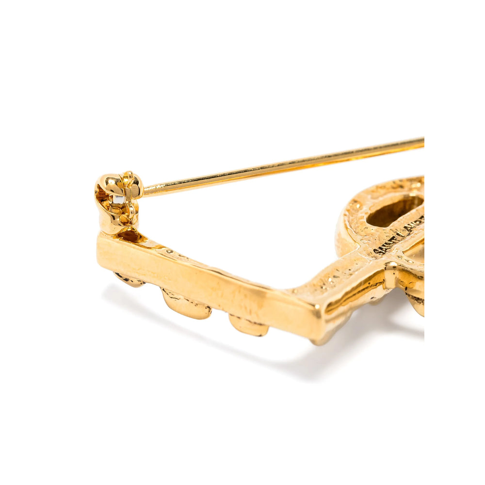 Saint Laurent Metallic Brooches & Pins Women SAINT LAURENT