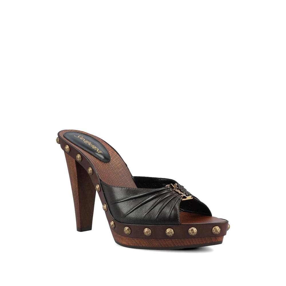 Saint Laurent Brown Shoes Women SAINT LAURENT