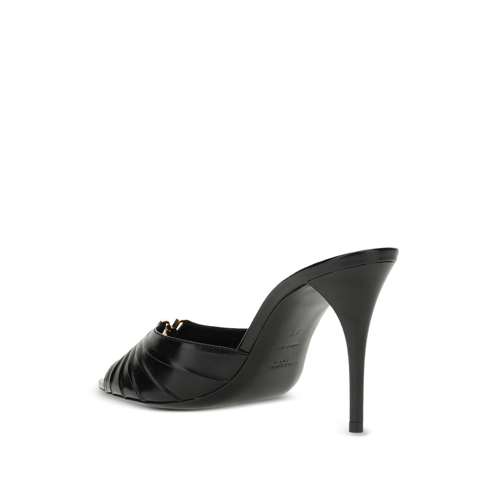 Saint Laurent Black Mules Women SAINT LAURENT