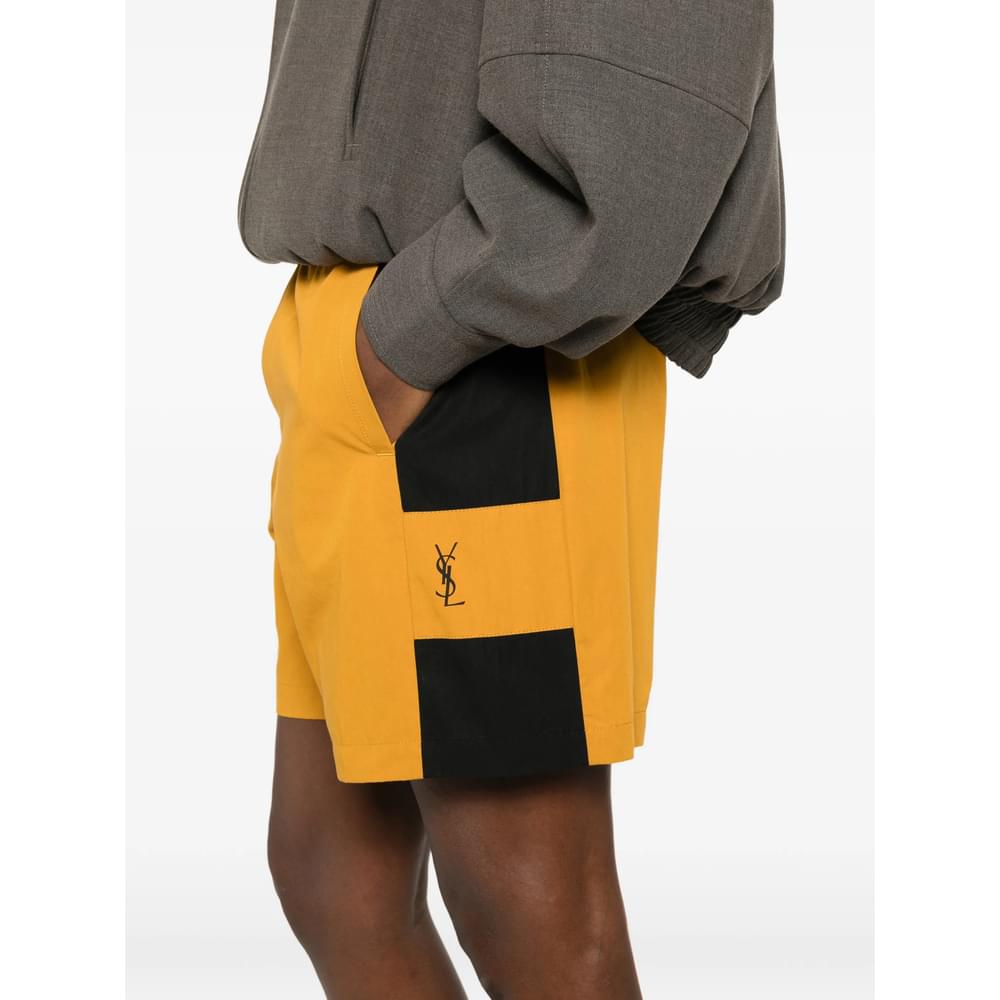 Saint Laurent Yellow Shorts - Short Shorts Women SAINT LAURENT