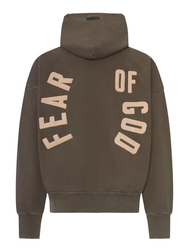 Fear Of God Men Classic Cotton Hoodie With Front Pocket FEAR OF GOD