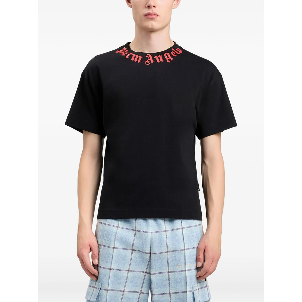 Palm Angels Black T-Shirts & Vests - T-Shirts Men PALM ANGELS