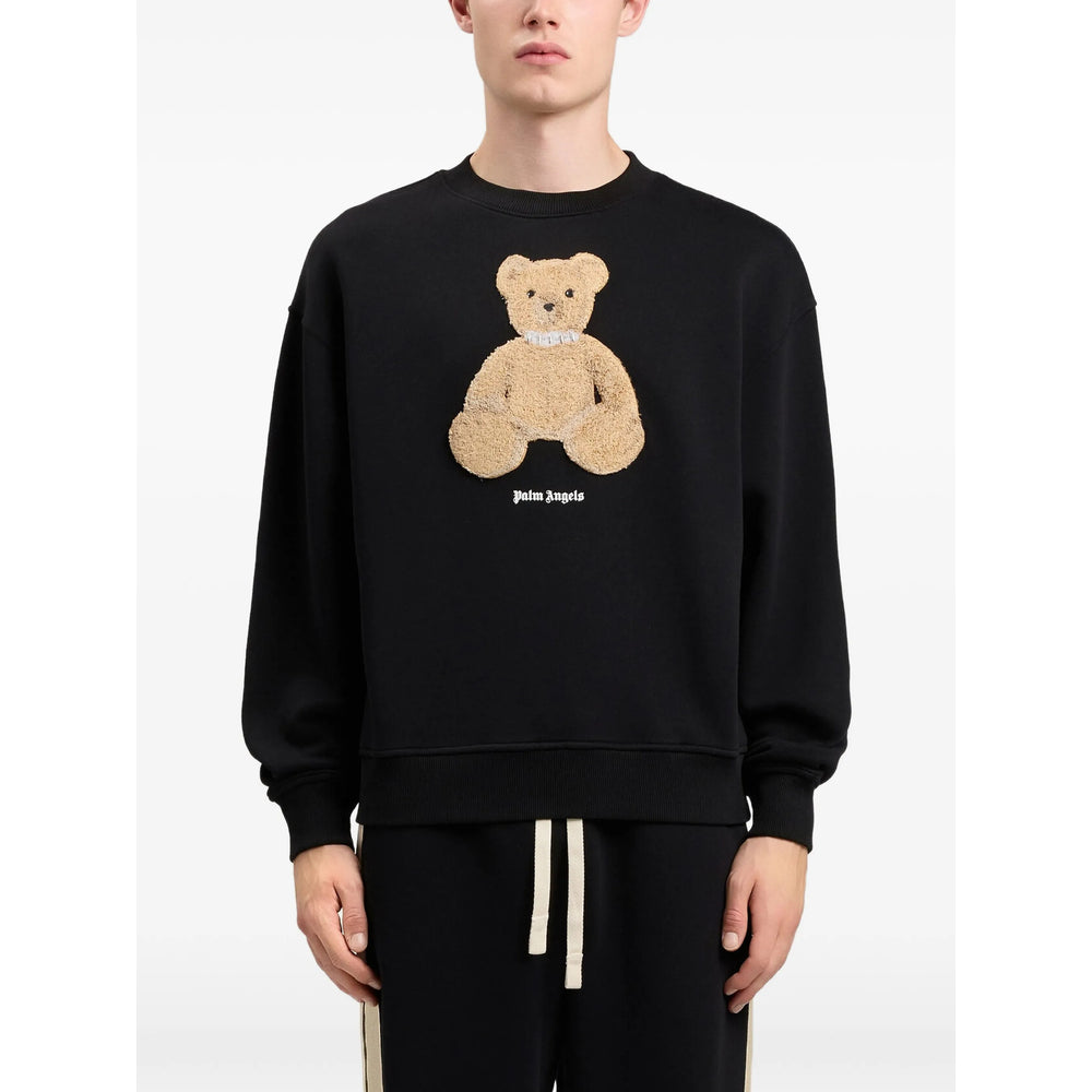 Palm Angels Black Sweaters & Knitwear - Sweatshirts Men PALM ANGELS
