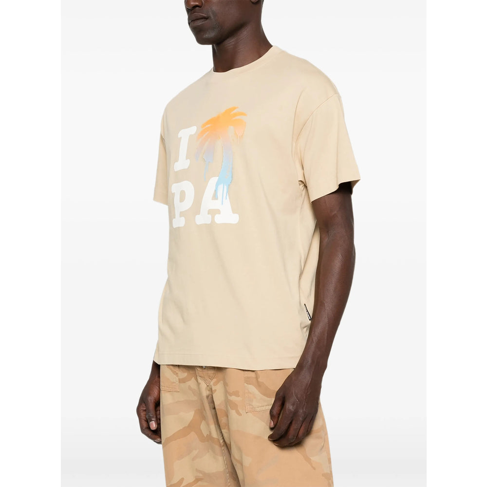 Palm Angels Neutrals T-Shirts & Vests - T-Shirts Men PALM ANGELS