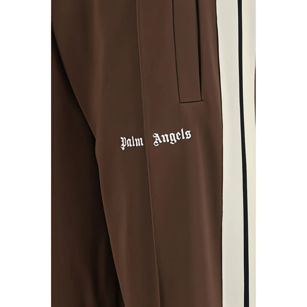 Palm Angels Brown Trousers - Track Pants Men PALM ANGELS