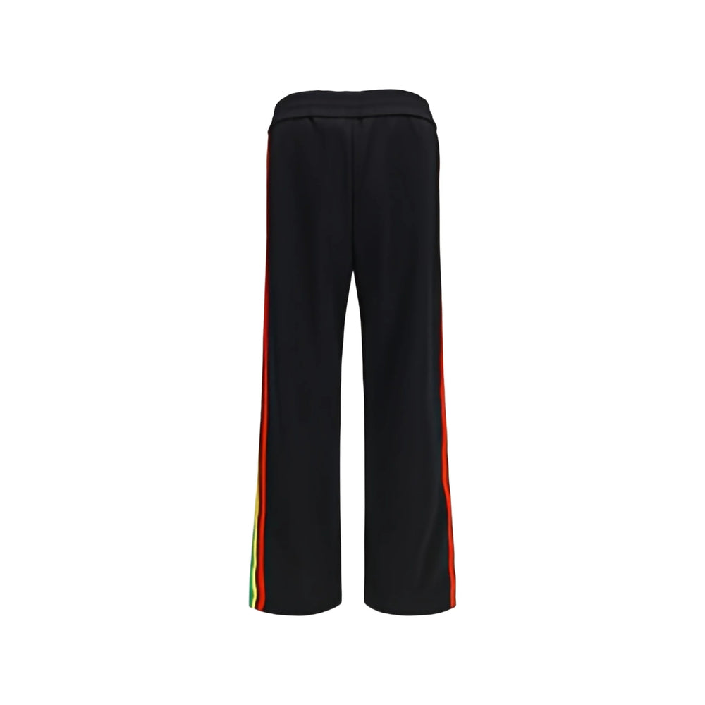 Palm Angels Black Trousers - Track Pants Men PALM ANGELS