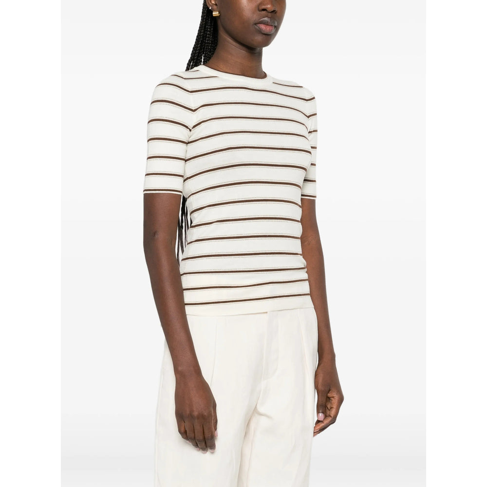 Brunello Cucinelli Neutrals Tops - T-Shirts & Jerseys Women BRUNELLO CUCINELLI