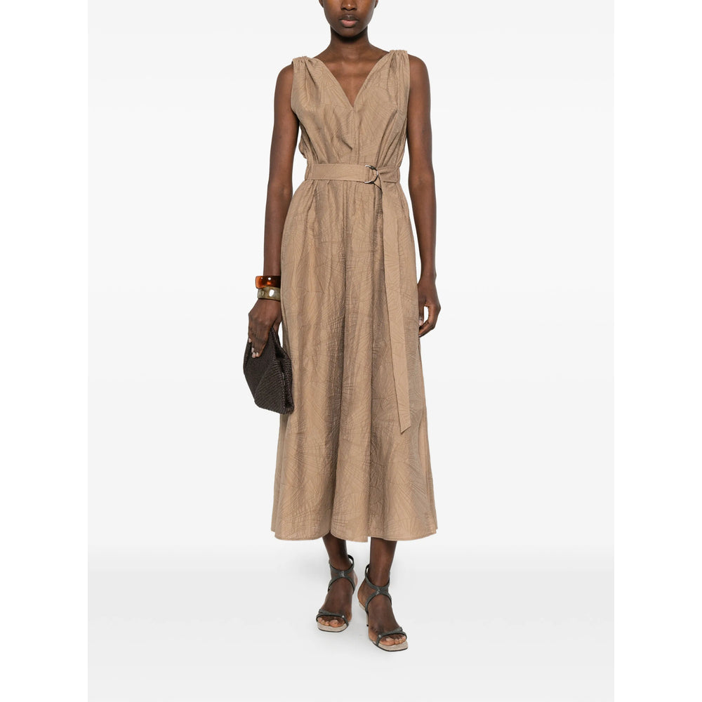 Brunello Cucinelli Brown Dresses - Day Dresses Women BRUNELLO CUCINELLI