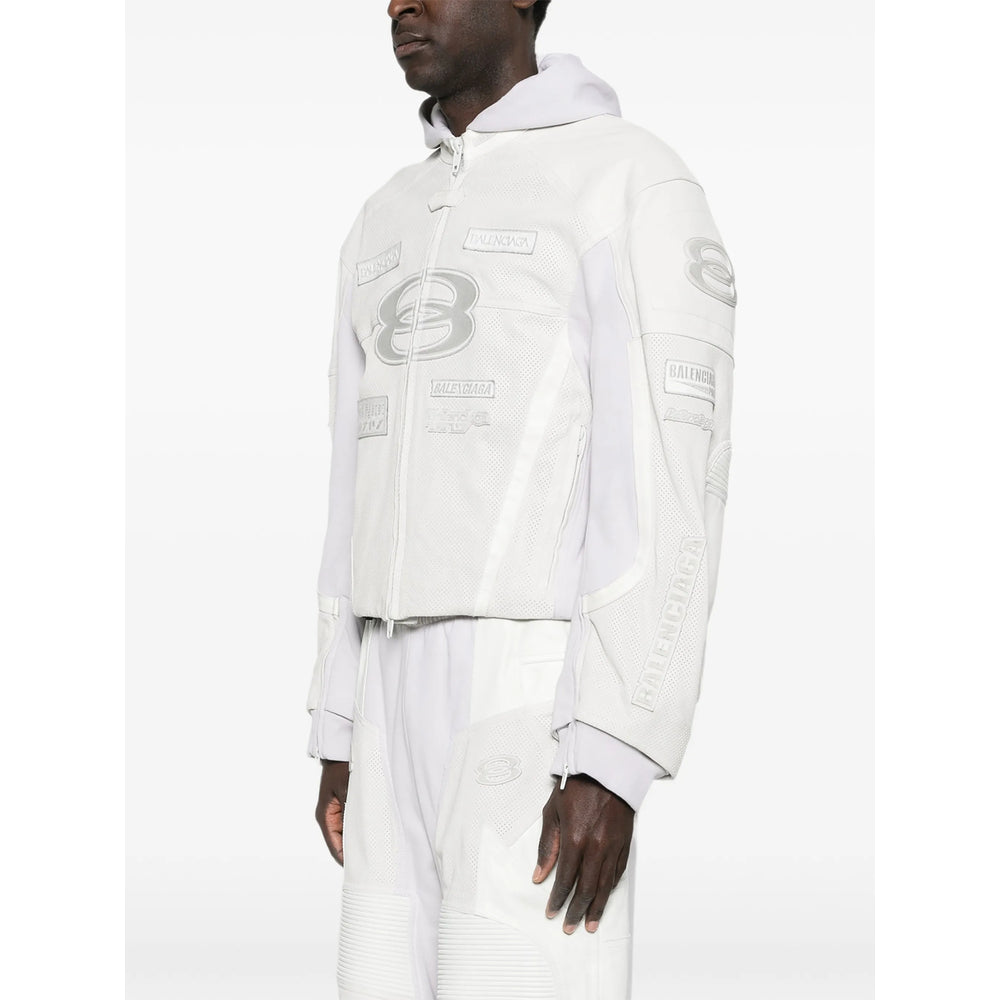 Balenciaga White Jackets - Leather Jackets Men BALENCIAGA