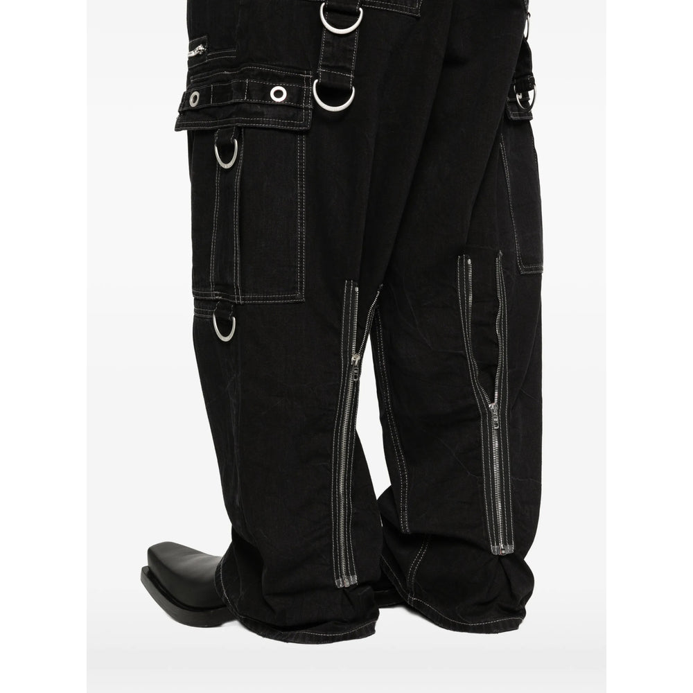 Balenciaga Black Denim - Regular & Straight-Leg Jeans Men BALENCIAGA