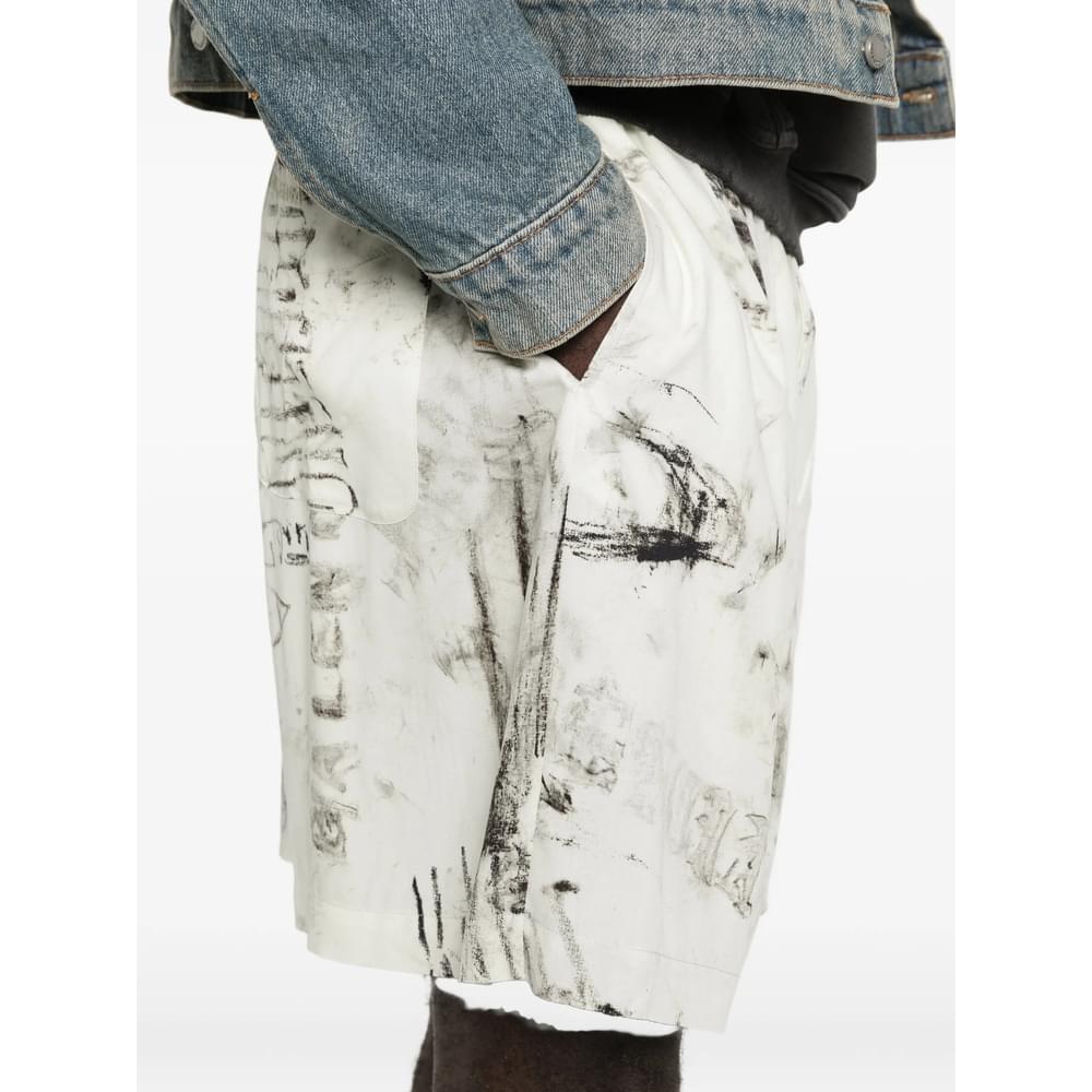 Balenciaga Grey Shorts - Track & Running Shorts Men BALENCIAGA