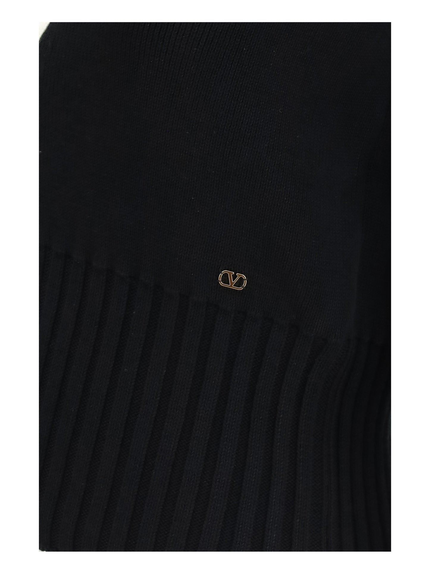Valentino Women Bicolor V-Neck Cardigan VALENTINO