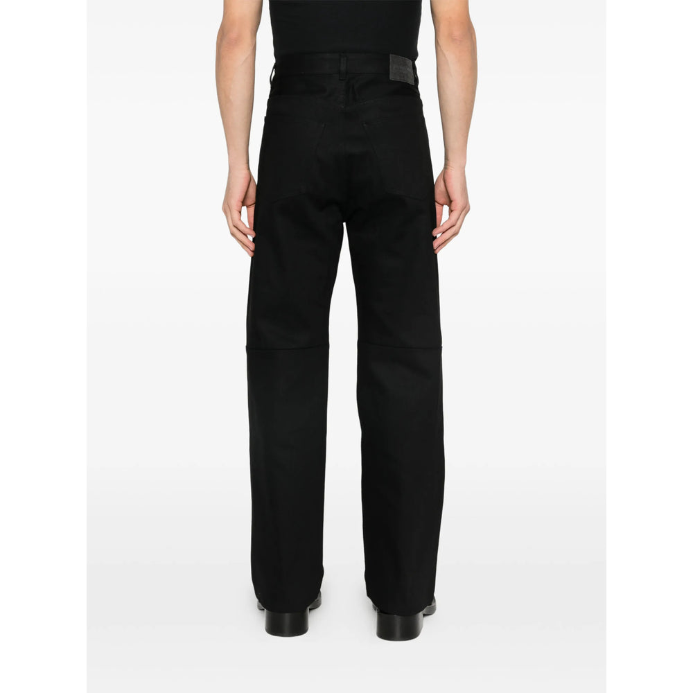 Balenciaga Black Denim - Regular & Straight-Leg Jeans Men BALENCIAGA