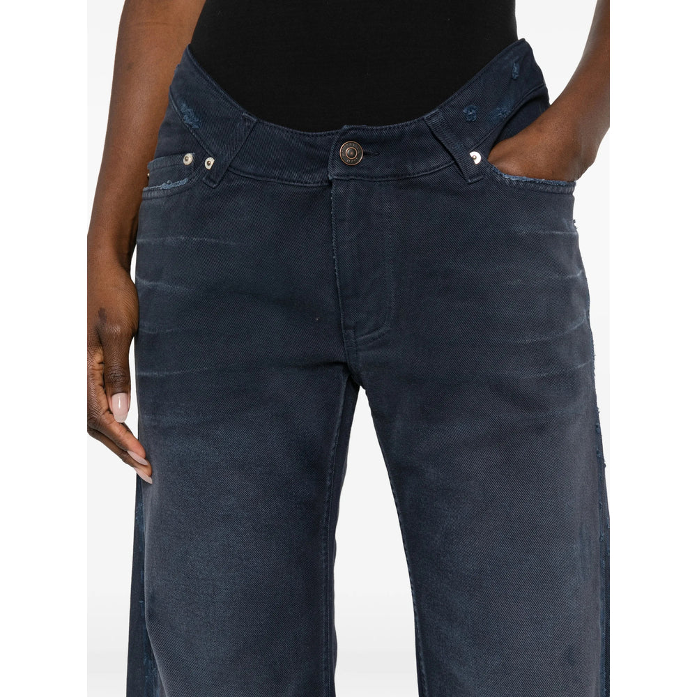 Balenciaga Blue Denim - Flared Jeans Women BALENCIAGA